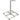 Tile Base Antenna Stand (120cm / 42Ø)