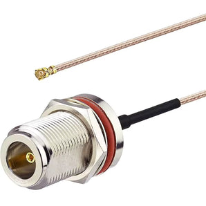 U.FL/IPEX to N-Female Pigtail Cable — RG178 LoRa Antenna Pigtail for Heltec, WisBlock & MeshCore Builds