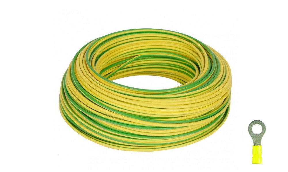 Earth Cable + Cableshoe (10m) – Hexaspot
